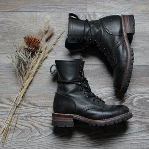 Frye Combat/Logger Boots size 7.5W